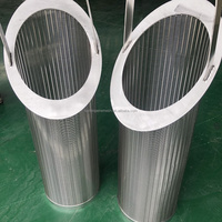 Tubo de filtro de malla de alambre de acero inoxidable de alta calidad, excelente para filtración de pozos de agua y fluidos.