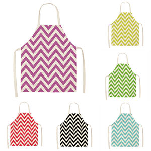 مريلة مطبوعة مخصصة بالجملة من القطن الناعم للبيئة للمطبخ والخبز والتحضير ترويجي للأطفال - Product Image 1