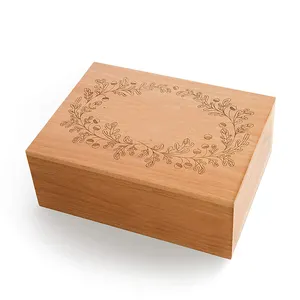 Personalized Custom Gifts Storage Box Oak Wood Gift Box