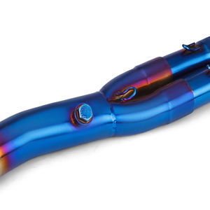 Para Yamaha YZF R3 R25 <span class=keywords><strong>MT03</strong></span> 2015-2024 Sistema de Escape de Motocicleta Slip-On Modificado con Tubo de Conexión Frontal de Acero Inoxidable Azul Interfaz de 51 mm - Product Image 6