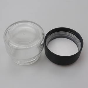 3g Clear <b>Empty</b> Concentrate Container Glass <b>Jar</b> with Child Proof Lid CR Glass <b>Jar</b> for Dry Flowers - Product Image 2