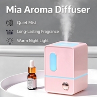 Diffuseur d'arômes ultrasonique OEM ODM pour usage domestique, 200 ml, USB, portable, de bureau, électrique, avec lumière nocturne