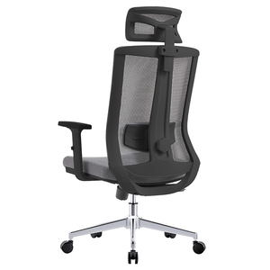 เก้าอี้ออฟฟิศสีเทา2025มีที่วางแขนปรับความสูงได้สำหรับบรรเทาอาการปวดหลังส่วนล่างและทำงานในสำนักงาน - Product Image 6