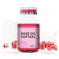 OEM/ODM vente en gros d'aliments santé huile de rose capsule molle efficacité antioxydante pour adultes pour améliorer l'apparence