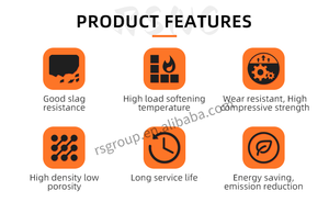 วัสดุทนไฟพลาสติกคอรันดัมทนต่อการขัดถูสูง - Product Image 4