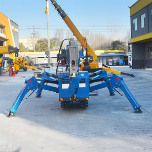 Mini-grue araignée sur chenilles à flèche télescopique télécommandée pour toiture, prix - Product Image 5