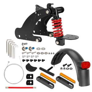 Accesorios para patinete eléctrico Ulip V4, <span class=keywords><strong>suspensión</strong></span> <span class=keywords><strong>trasera</strong></span> de Color rojo actualizada para patinete eléctrico <span class=keywords><strong>Xiaomi</strong></span> 4 Pro, amortiguador de guardabarros - Product Image 1