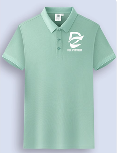 Polo à manches courtes vert sauge populaire 2025, logo personnalisé, texture anti-humidité, uniforme d'équipe en gros pour usine - Product Image 6