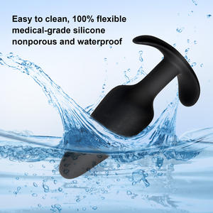 Sexbey Europese Explosieve Grote, Kleine & Middelgrote Medische Siliconen 100% Waterdichte Anale Plug voor Volwassen BDSM Spellen - Product Image 2