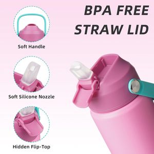 <span class=keywords><strong>Botella</strong></span> de Agua Infantil Ecológica, Libre de BPA, de 12 oz, con Diseño Personalizado de Dibujos Animados, Aislada al Vacío de Doble Pared, <span class=keywords><strong>Termo</strong></span> de Acero Inoxidable - Product Image 5