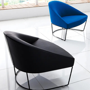 Juego de sofá de oficina Boss de cuero de lujo moderno personalizado, cómodo salón modular, muebles de recepción, áreas públicas extensibles - Product Image 3