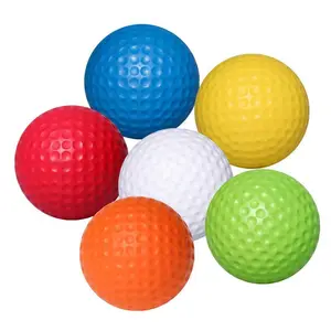 Boule de Golf de pratique en mousse PU, 1 pièce, intérieur et extérieur, balle de sport, vente en gros