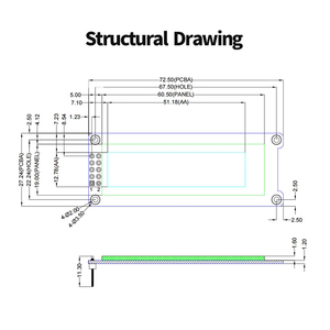 <span class=keywords><strong>2.8</strong></span> inch <span class=keywords><strong>OLED</strong></span> hiển thị 256*64 màn hình LCD với Trung Quốc nhân vật thư viện <span class=keywords><strong>OLED</strong></span> hiển thị đa chức năng nhân vật thư viện - Product Image 5