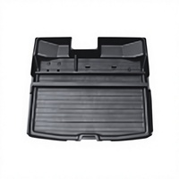 Joryee Nouvelle boîte de rangement arrière de style OEM pour voiture, organisateur de coffre en ABS, 1 à 3 compartiments, pour Toyota Highlander