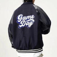 Écusson à paillettes Game Day Large Iron on Letters Sports Cheer Embroidery Badge Custom Applique for Clothes Jacket Bag