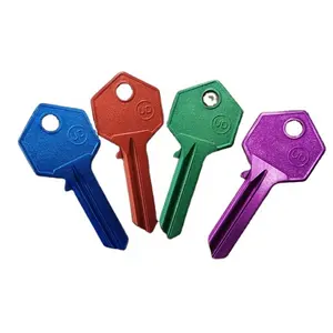 Gift Present Key Aluminum Red Color Blank Keys 050 Key