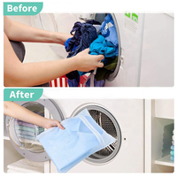 Nouveau sac de machine à laver le linge jumbo en maille polyester écologique personnalisé à usage domestique écologique