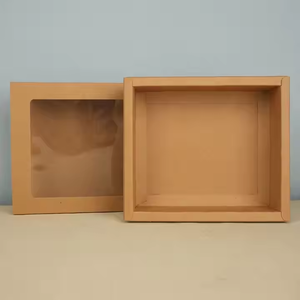 Tùy Chỉnh Thực Phẩm Donut PVC Cửa Sổ Kraft Hộp Quà Tặng Bánh Bao Bì Bên Bánh Hộp Giấy Hình Chữ Nhật Món Tráng Miệng Kraft Hộp Giấy Cho Bánh - Product Image 2