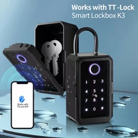Boîtes de rangement de clés intelligentes Ttlock Tuya, boîte à clés avec code d'accès par empreinte digitale, coffre-fort d'entrée, boîte à clés pour maison, appartement