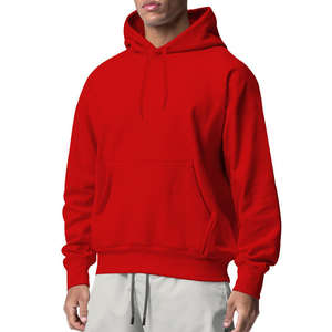 OEM Poliéster Fleece Unisex Tallas grandes Hombres Liso teñido Sudaderas con capucha Método de tejido no tejido - Product Image 3
