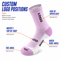 Chaussettes de sport en coton tricotées avec logo OEM, écologiques, respirantes, pour le basketball, la gym, l'entraînement, chaussettes de sport mi-mollet personnalisées, unisexes