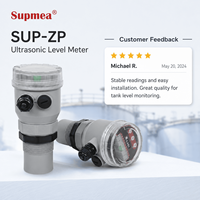 Transmetteur de niveau à ultrasons avec sortie standard 4-20 mA, haute précision pour le contrôle des liquides dans les systèmes PLC
