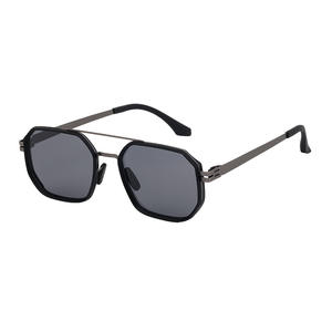 Gafas de Sol Polarizadas Retro Personalizadas sin Tornillos para Pesca, Montura Cuadrada para Hombre, Lentes Negras TAC, Protección UV400 - Product Image 4
