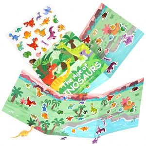 Quiet Early Learning <b>Books</b> for Foldable Bubble Stickers Jelly Sticker <b>Books</b> Early <b>Education</b> Cognitive Development Toys for Kids - Product Image 1