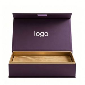 Customized Logo <b>Large</b> Capacity Corrugated Cardboard Magnetic Jewelry <b>Box</b> Earring Ring Necklace Shoes Recyclable Storage <b>Box</b> - Product Image 1