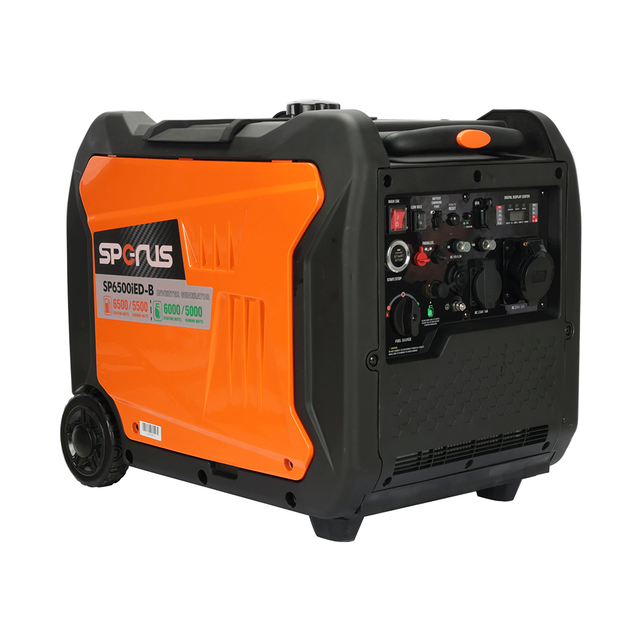 SP6550 6000W Super Quiet Dual Fuel Portable Generator Electric Start 50/60Hz 5KW Home Use Camping Travel EPA 240V Certified