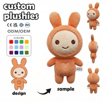 Fabricant de jouets en peluche personnalisés : Créez des décorations de Pâques très réalistes en forme de lapin à capuche, des mascottes personnalisées Bfdi