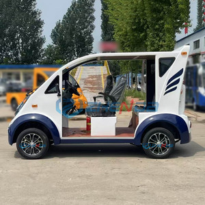Voiture de tourisme électrique de luxe personnalisée, véhicule de patrouille de jardin, voiture de loisirs à double rangée, moteur AC 3.5KW, 30km/h, 5 passagers - Product Image 2