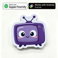 OEM ODM MFI Double Système Mini Appareil de Localisation Intelligent pour IOS et Android, Carte Traceur pour Bagages et Portefeuilles