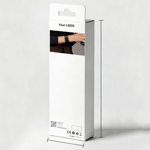 Boîte de présentation personnalisée haut de gamme en papier blanc avec sangle pour bracelets de suivi de fréquence cardiaque Whoop Bicep Smartwatch - Product Image 6