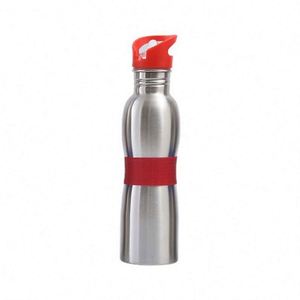 Stainless Steel Tumbler Vacuum Insulated Water <b>Bottle</b> With Silicone Sleeve for Travel Modern Design Multiple Colors Available - Product Image 3