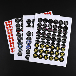 Promotion Car Stickers <b>PVC</b> Customizable 21cm X 28cm Waterproof Oil Proof Scratch Resistant Adhesive Crystal Epoxy - Product Image 4