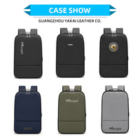 Sac à dos professionnel pour ordinateur portable en EVA rigide, vente en gros OEM ODM, fermetures éclair YKK, résistant à l'eau, extensible, poche antivol RFID dissimulée