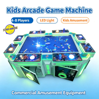 Machine de jeu d'arcade interactive serpent à monnayeur de 42 pouces pour 4 joueurs, idéale pour les centres de jeux pour enfants
