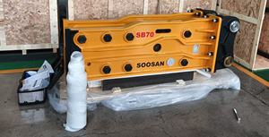 Casse-pierre hydraulique SOOSAN SB70 de type supérieur robuste 1500 kg pour excavatrices de 16 à 21 tonnes, construction et exploitation minière, composants essentiels neufs - Product Image 5