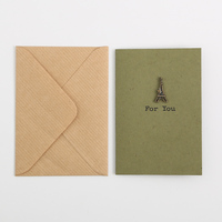 Tarjeta de agradecimiento de papel de lujo con logotipo personalizado, Impresión de tarjetas de felicitación