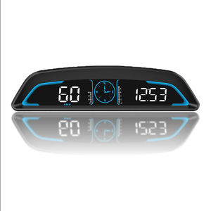 G3 Car Hud Head up Display Gps Velocímetro a bordo Computadora Reloj digital inteligente Indicador de alarma Accesorios para automóviles Cartronics - Product Image 1