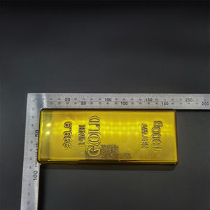 Batangan Emas Plastik Custom Grosir 1000g Berlapis Emas, Mainan Batangan Emas Palsu untuk Tujuan Promosi - Product Image 5