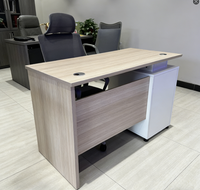 Bureau informatique moderne en bois de 1,2 mètre pour hôpitaux et immeubles de bureaux - un nouveau type de poste de travail de mobilier de bureau