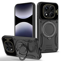 Casing ponsel multifungsi, pelindung telepon genggam tahan guncangan untuk Redmi 15C 14C 15 A5 Note 14 Pro Plus Xiaomi 17 Pro Max Poco M7 F7 TPU PC