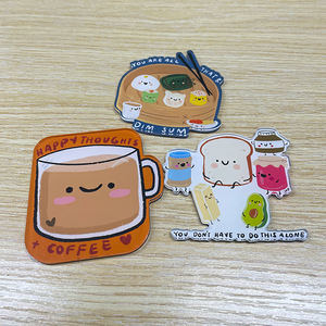 Imagen colorida decoración moderna del hogar arte 3D acrílico imán para nevera pegatina - Product Image 2