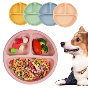 Tazón de Silicona para Comida y Agua para Perros, Diseño de Bolsillo, Tapete para Comida y Agua para Perros, Bordes Elevados, Gruesos, Anti-Mordidas y Antiderrames - Product Image 3