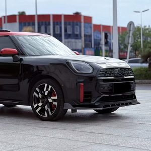 Amp Z Mini Countryman Jcw U25 2024 Front <b>Lip</b> <b>Splitter</b> Body Kit Carbon Fiber Texture Matte Finish - Product Image 1