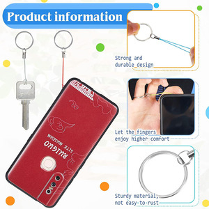 Nylon Lanyard Mobiele Telefoon Sleutelhanger Riem Lanyards Bandjes Split Ring Mobiele Telefoon Charm Snoeren Voor Usb Drive Key Id Card Badge Sleutelhanger - Product Image 3