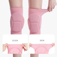Bandes de silicone double vague anti-collision antidérapantes genouillères de danse de poteau antidérapantes