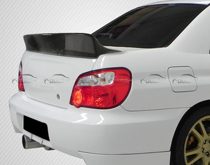 สปอยเลอร์หลังคาร์บอนไฟเบอร์ทรง Ducktail สำหรับรถซูบารุ อิมเพรสซ่า WRX STi <span class=keywords><strong>JDM</strong></span> ปี 2008 ขึ้นไป - Product Image 2